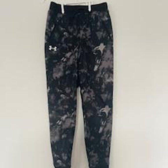 Under Armour Rival Fleece Camo Joggers – Boys Youth Medium Color Gray /Black - Picture 2 of 9
